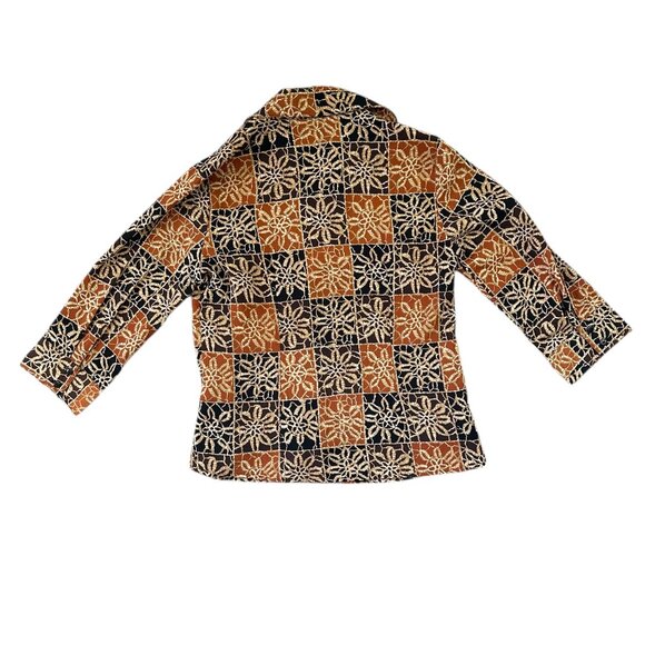 Notions Floral Mock Twinset Button Up - Picture 2 of 8